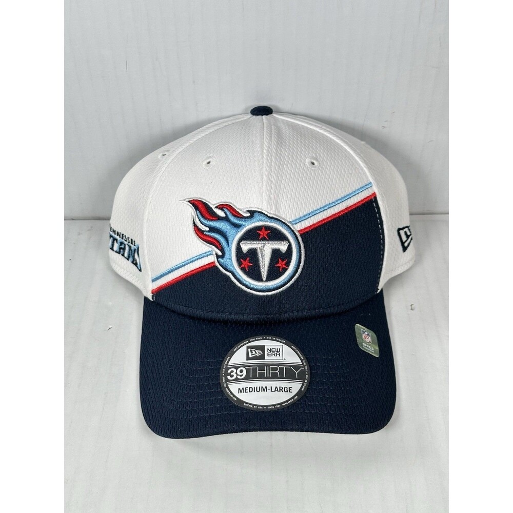 Tennessee Titans New Era 39THIRTY NFL Sideline On-Field Cap Flex Hat Size M/L